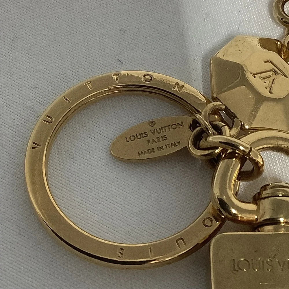 Louis Vuitton Gold Monogram Keychain - Picture 8 of 11